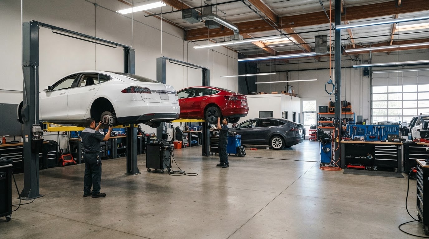 Робочий простір спеціалізованого сервісу Tesla