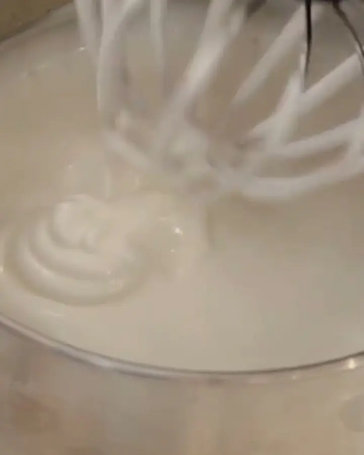 Whisking the base mixture
