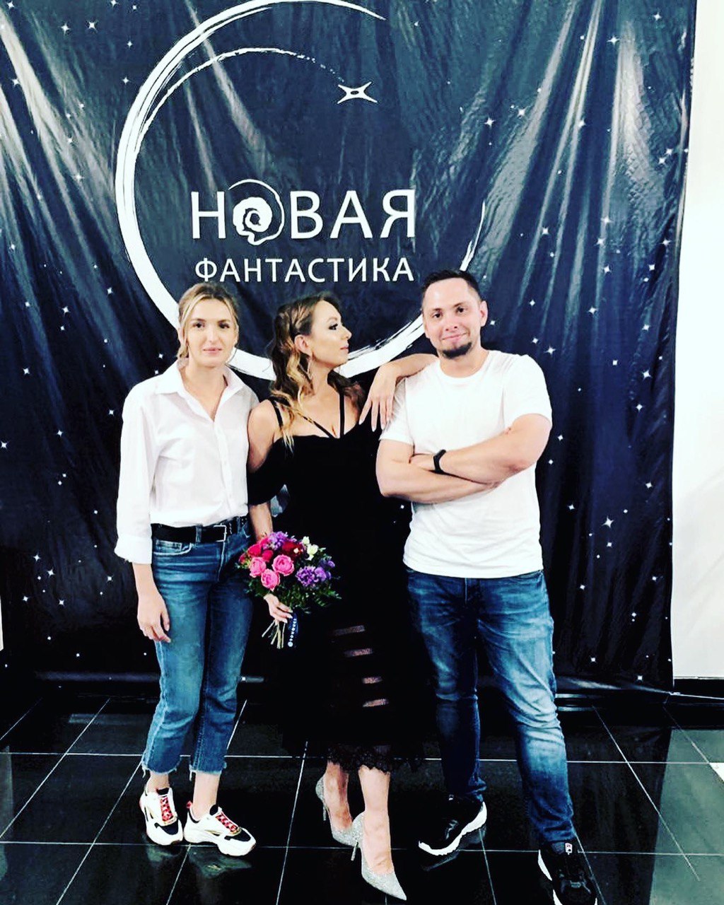 С клиентами на мероприятии