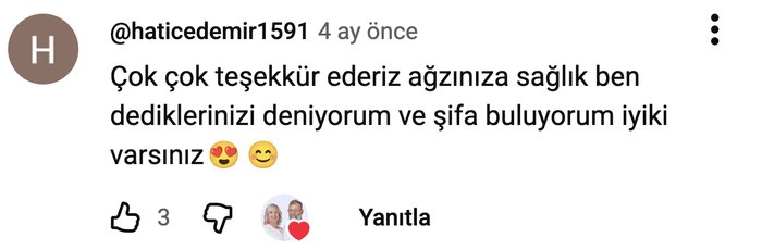 YouTube yorumu