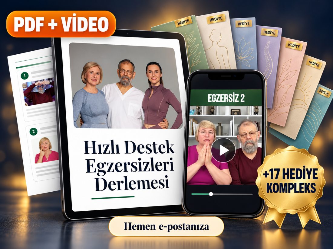 Setin içinde: Hızlı Destek Egzersizleri Derlemesi PDF, videolar ve 17 hediye kompleks