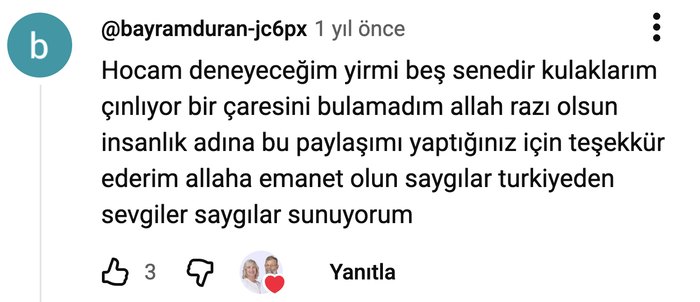 YouTube yorumu