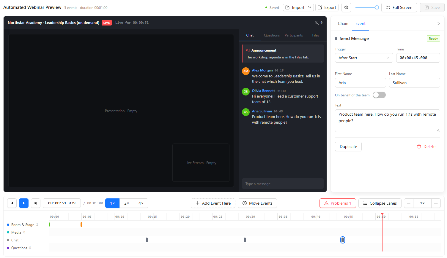 Playback toolbar and timeline highlighted below the preview.